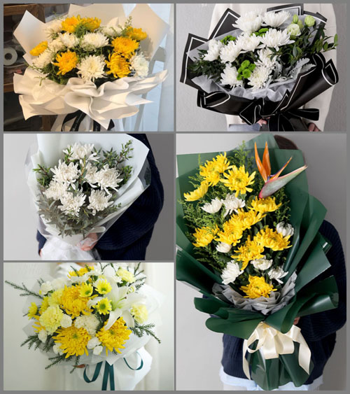 广东惠州市惠东县稔山镇芙蓉村白事花束代送